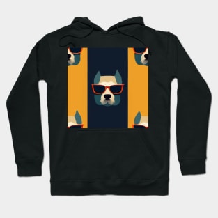 Cool Dog With Glasses Hoodie